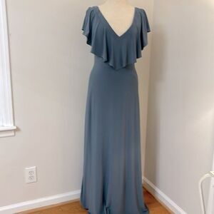SORELLA VITA  Luxe Double Knit Slate Bridesmaid /Mother of Bride Dress/Gown 12